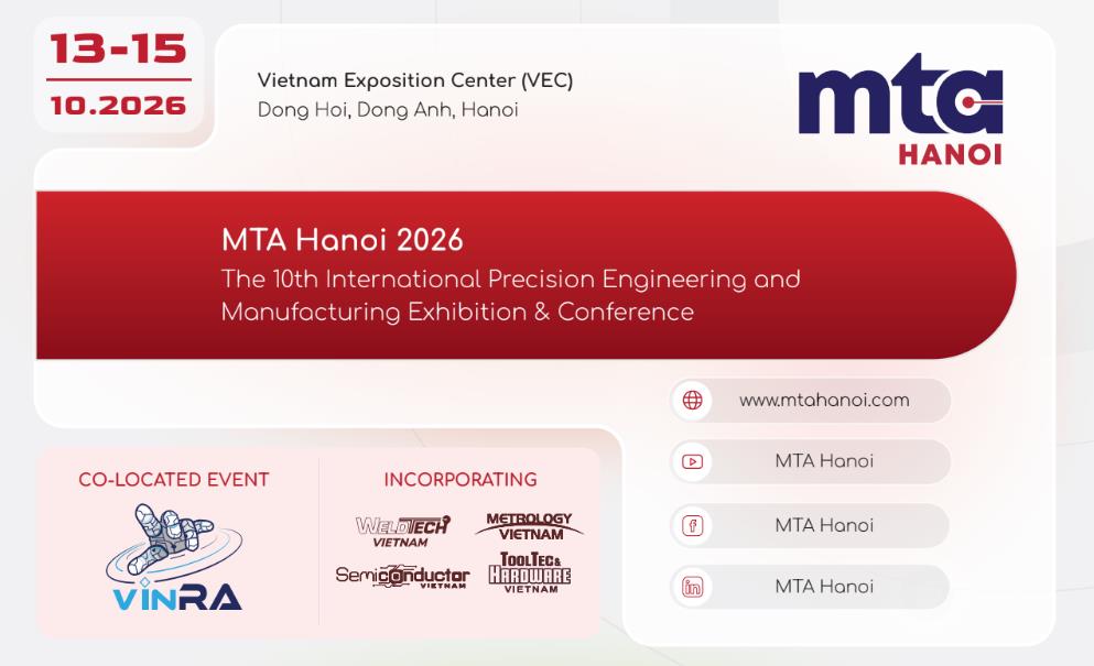 Triển lãm cơ khí chính xác tại khu vực phía Bắc MTA Hanoi